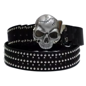 Skull Studded Belt